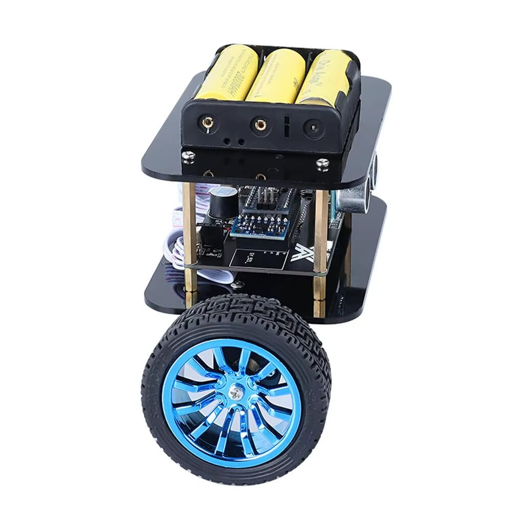 VIDOO Dwa Koła 2WD Pbot 3.0 Samobalansujący Inteligentny Robot Zestaw do Programowania Arduino Ultradźwiękowe Unikanie Przeszkód Bluetooth Kontrola