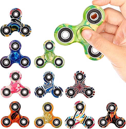 SCIONE 24 Pack Fidget Spinner Toy, Fidget Spinner Fidget Pack-Anxiety Toys Stress Relief Reducer-Party Favors for Kids/Adults Birthday Easter Goodie Bag Stuffer,Classroom Prizes