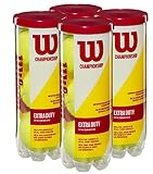 Wilson WRT137300 - Pelotas de Tenis para niños, Color Amarillo y Naranja