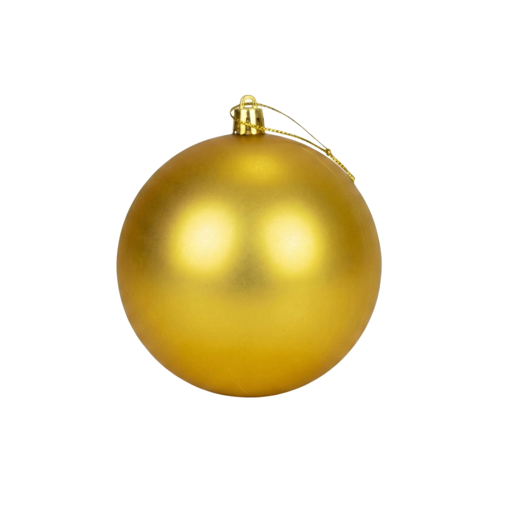 Shatchi 20cm Matte Christmas Bauble - Gold