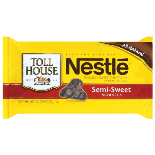 Nestle Toll House Semi Sweet Chocolate Morsels, 24-Ounce Packages (Pack of 12)