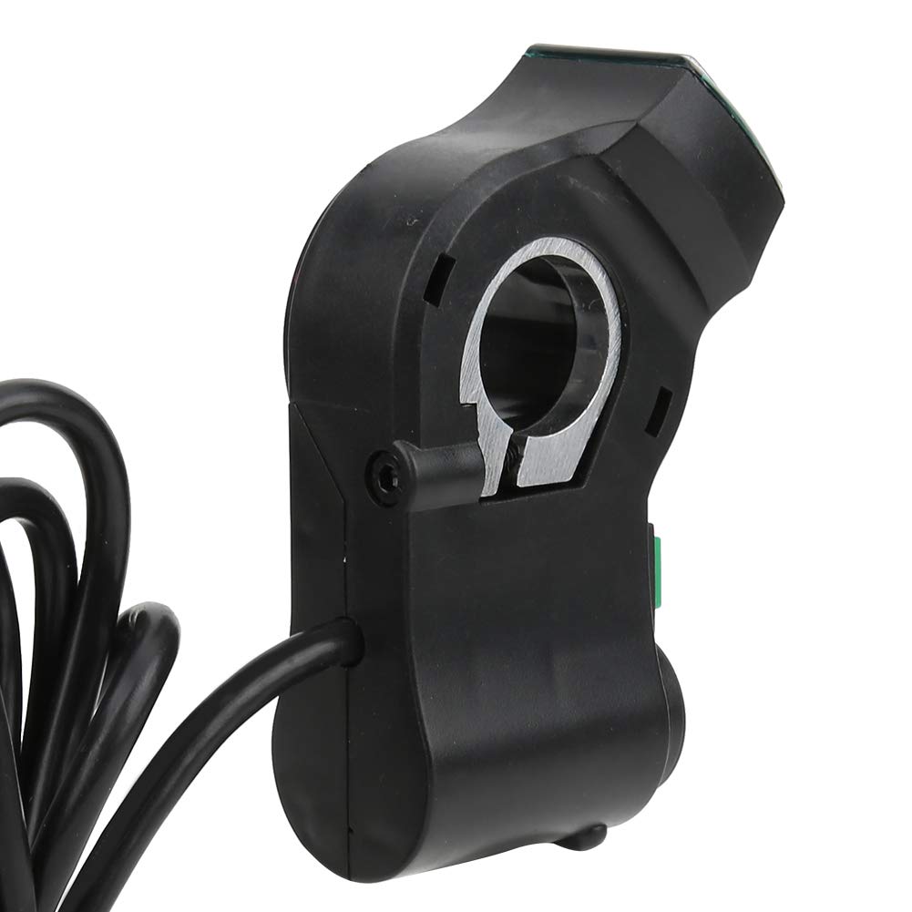 Poignée d'accélérateur de vélo, poignée d'accélérateur de vélo électrique écran d'affichage à LED interrupteur à clé vélo électrique accessoire de poignée d'accélérateur de scooter électrique accessoi