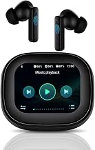 Wireless Earbuds with Touch Screen, Bluetooth 5.4 Headphones, ANC Noise Cancelling, 60H HiFi Stereo Bluetooth Ear Buds with 5 EQ Modes, IPX7 Earphones for Sports/Workout/Gym (Black)