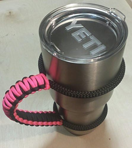 Handle fits Yeti Rambler 30oz. Pink and Black (HANDLE ONLY)