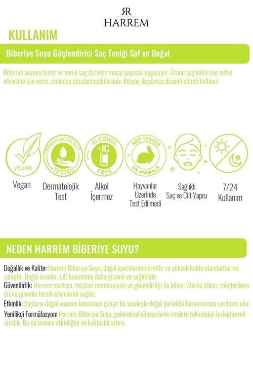 Biberiye Suyu Sebum/Yağ Dengeleyici Tonik 110 ml