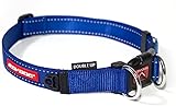 EzyDog Double Up Dog Collar, Large, Blue