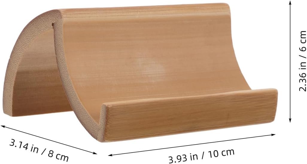 Hemoton Wooden Cell Phone Stand for Desk Phone Holder Portable Mobile Stand Phone Kickstand Tablet Holder