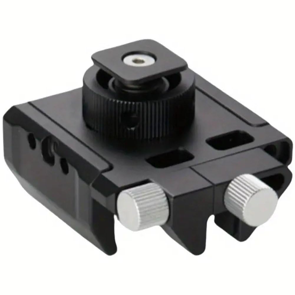 Support caméra télescopique alu avec clip SSD et griffe porte-accessoires pour reflex portable