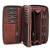 Leather RFID Wallet Women – Modern RFID Womens Wallet- Big Multiple Compartments – Credit Card Holder – Handcrafted Genuine Leather -Carteras de Mujer Piel