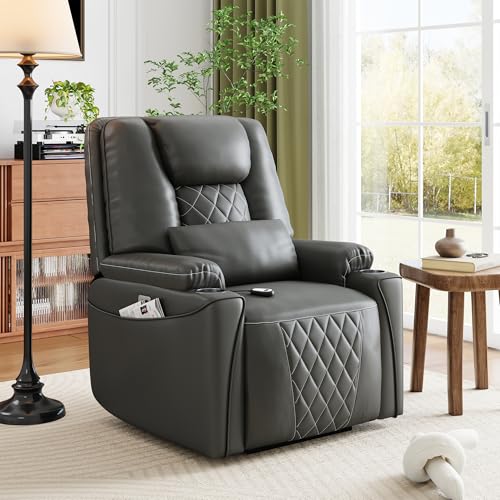 IDEALHOUSE Electric Power Lift Recliner Chair Sofa, Power Lift Ch...