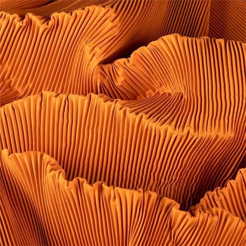 Tissu plissé uni 100x150 cm au mètre résistant pour couture de robe