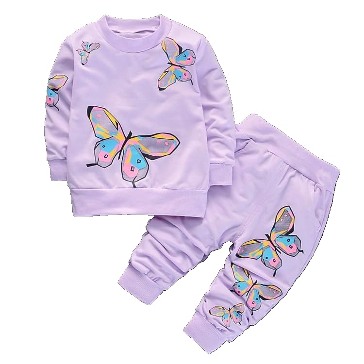 Image of Spring Fall Baby Girls Clothes 2pcs Casual Wear sets