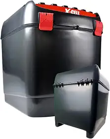 Baú Bauleto Entregadores Moto 100 Litros Cg Titan Fan150/160