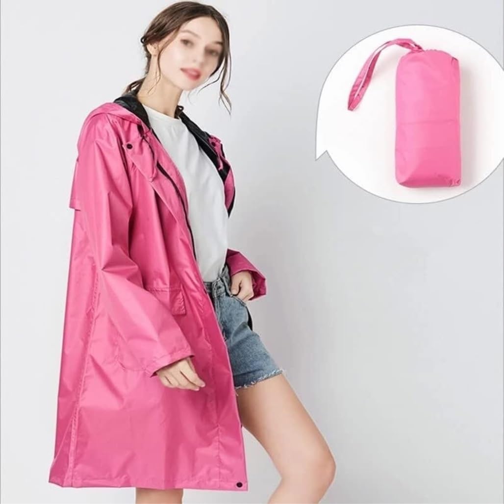 Chubasquero Impermeable Damas Hombres Damas Impermeable Transpirable Damas Largo Impermeable Impermeable Ponchos De Lluvia Impermeables(A,M)