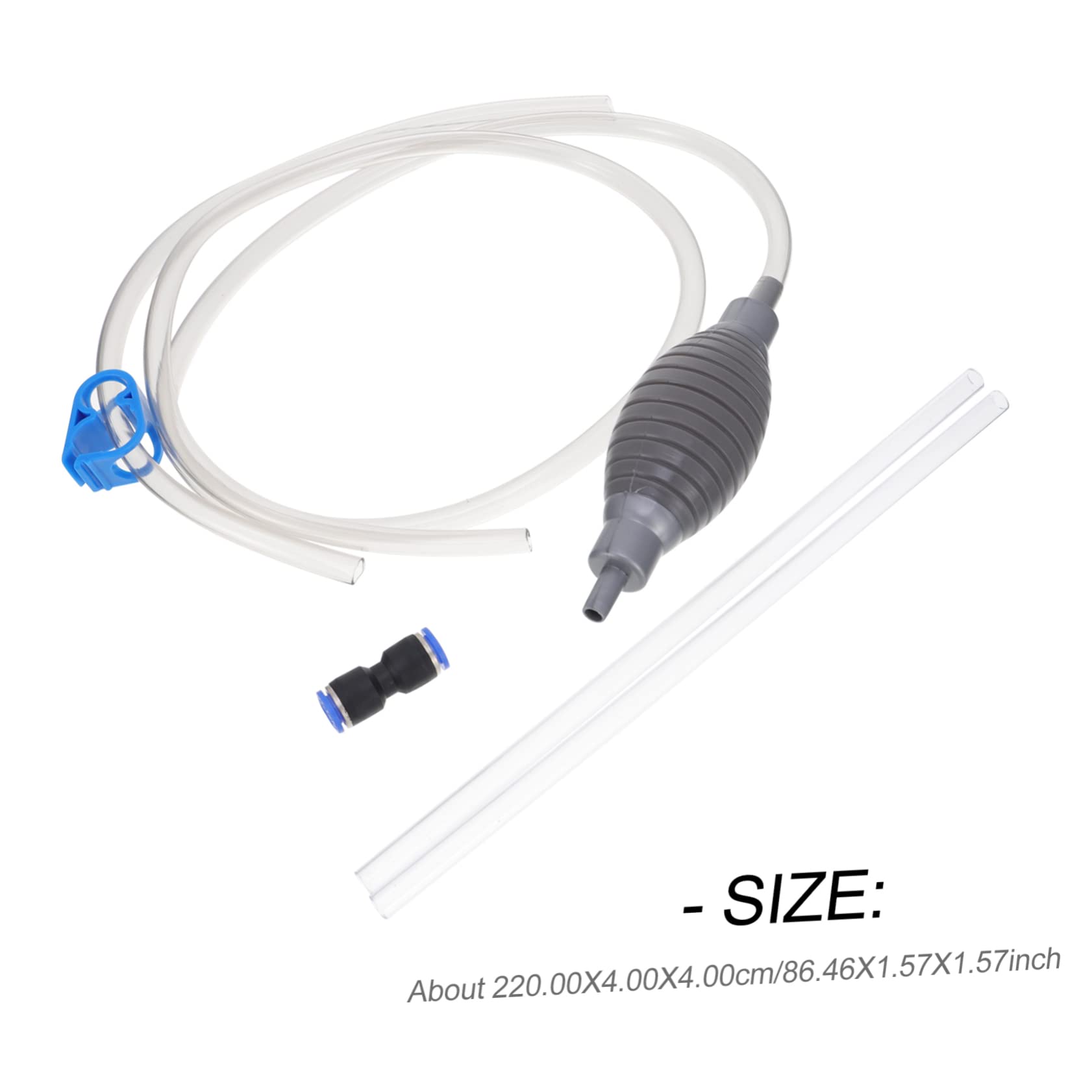 BCOATH Water Changer for Fish Tank Long Nozzle Flexible Tube Tank Cleaning Tool for Aquarium Fish Easy to Use and Durable Random Color