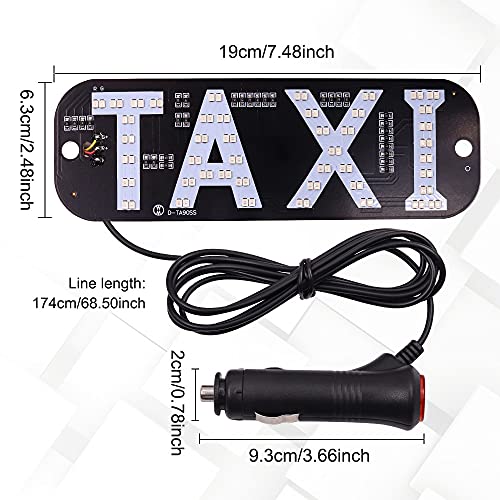 Lámpara señal taxi LED 12V doble color rojo y verde miniatura 6