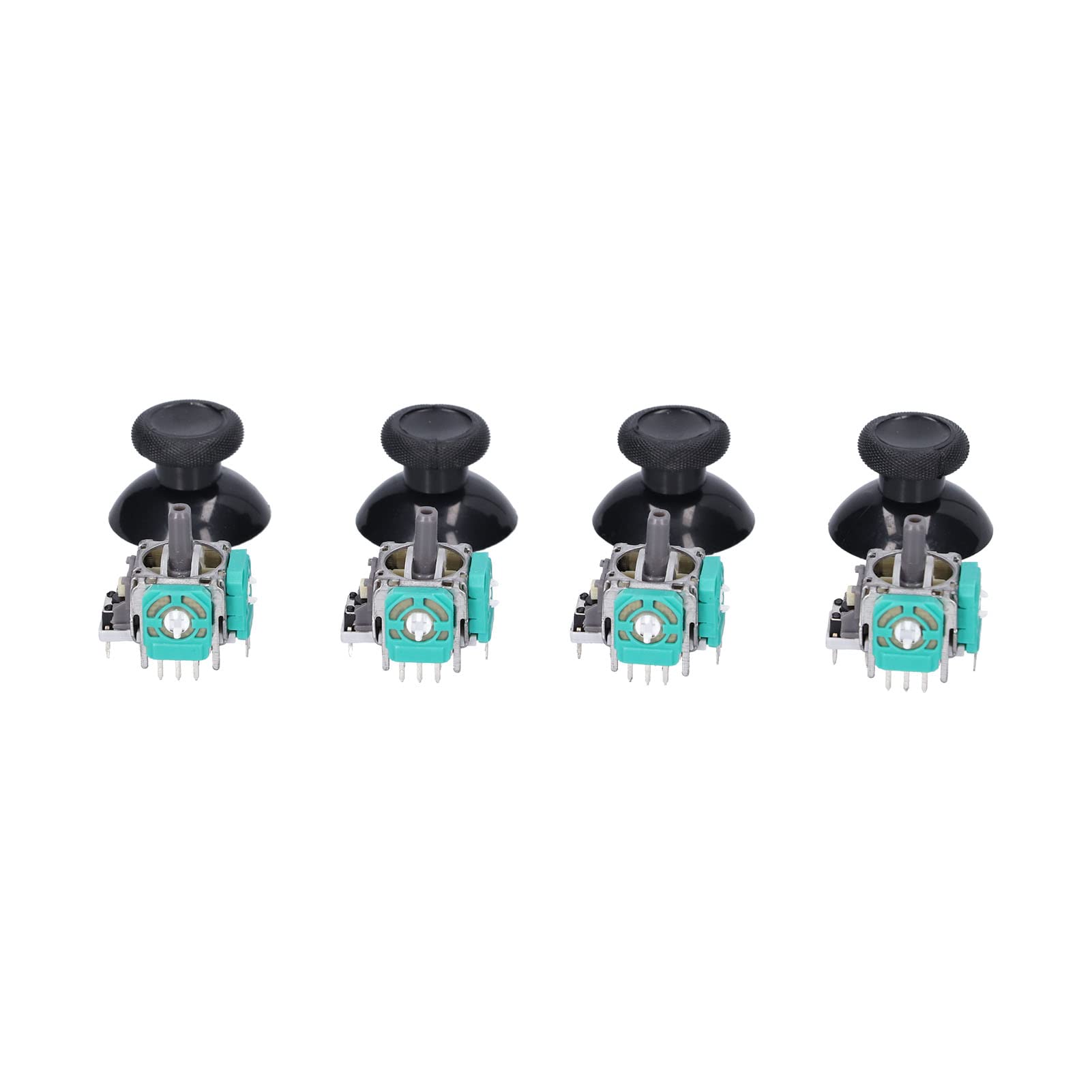 Kit de Réparation pour One Manette, 4 Manettes Analogiques 3D 4 Capteur de Pouce 2 Caoutchouc Conducteur 2 Capuchon en Silicone Arc-en-Ciel avec Tournevis T6 T8 pour One