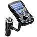 Produktbild FM Transmitter Auto Bluetooth, OMORC KFZ Wireless Radio Adapter, Bluetooth Fm Transmitter mit 1.8"großer Farbbildschirm in 360 Grad, 3 USB Ports, 5 EQ-Modi, TF Karte Slot