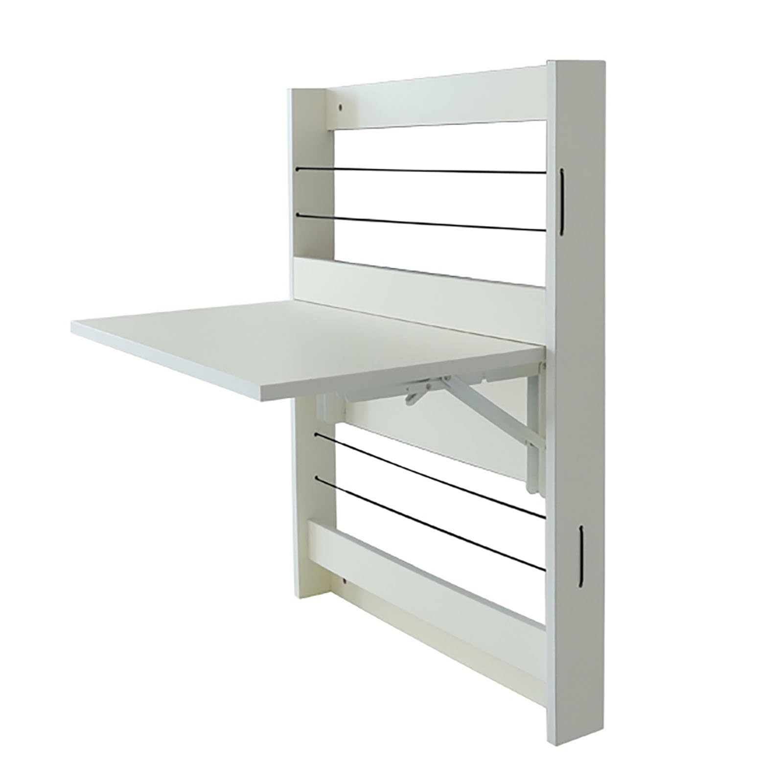 Table pliante murale blanche compacte pour ordinateur et couture