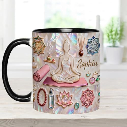 Tasse à café en céramique pour camping et randonnée | Mindfulness 330 ml