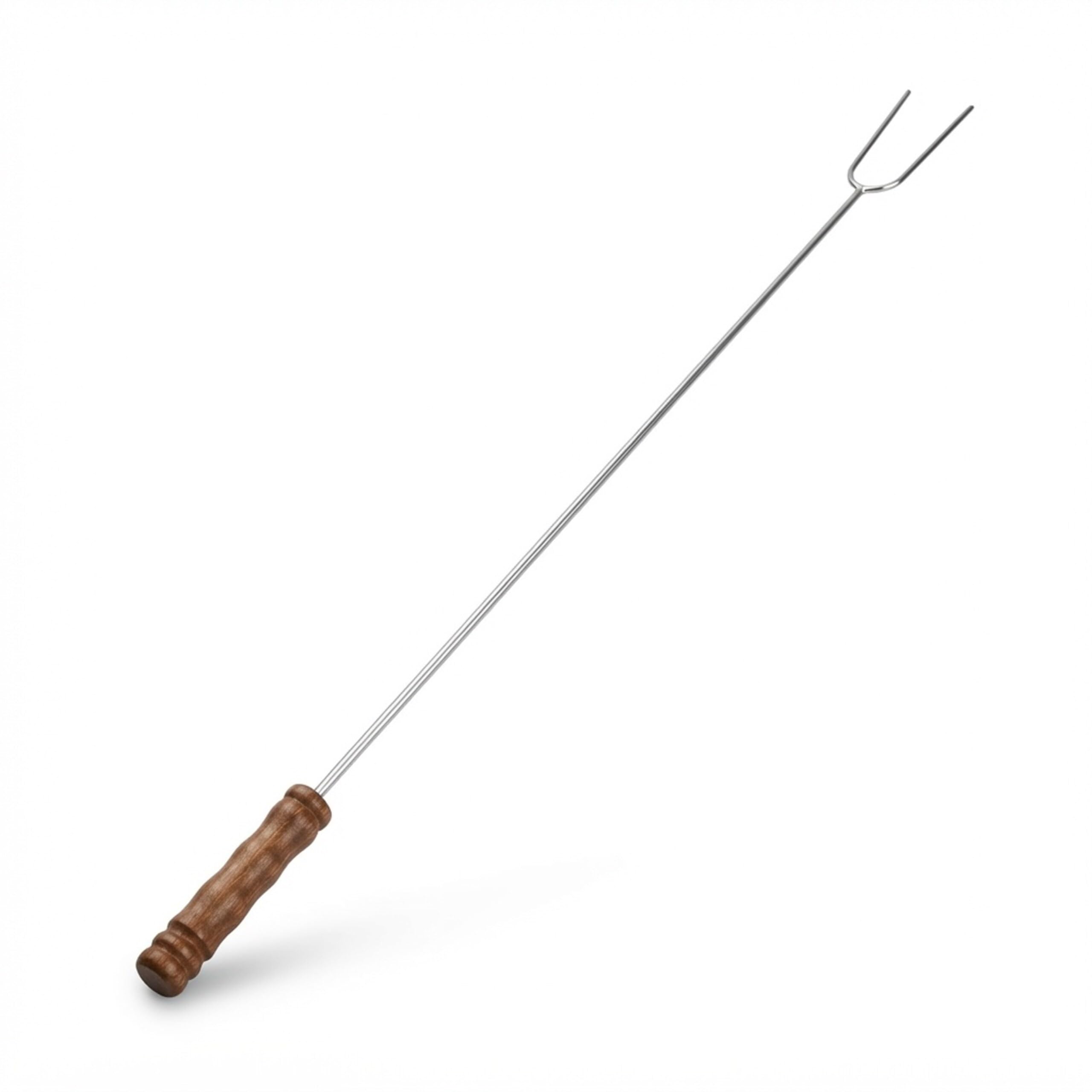 Relaxdays Juego 18 Pinchos Barbacoa Largos, Acero Inoxidable, 80 cm, Plateado/Natural | Hoguera universal de acero inoxidable, 80 cm de largo