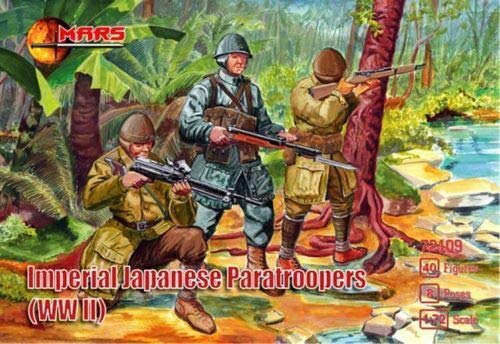 Parachutistes impériaux japonais WWII kit modélisme Mars Figures 72109