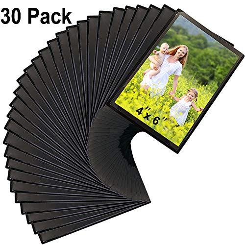 Sooyee 30 Pack Magnet Photo Frame Refrigerator,4X6 Magnetic Picture Holder, Magnetic Picture Frame