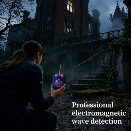 Detector EMF para Caza de Fantasmas con Sensor de Temperatura miniatura 4
