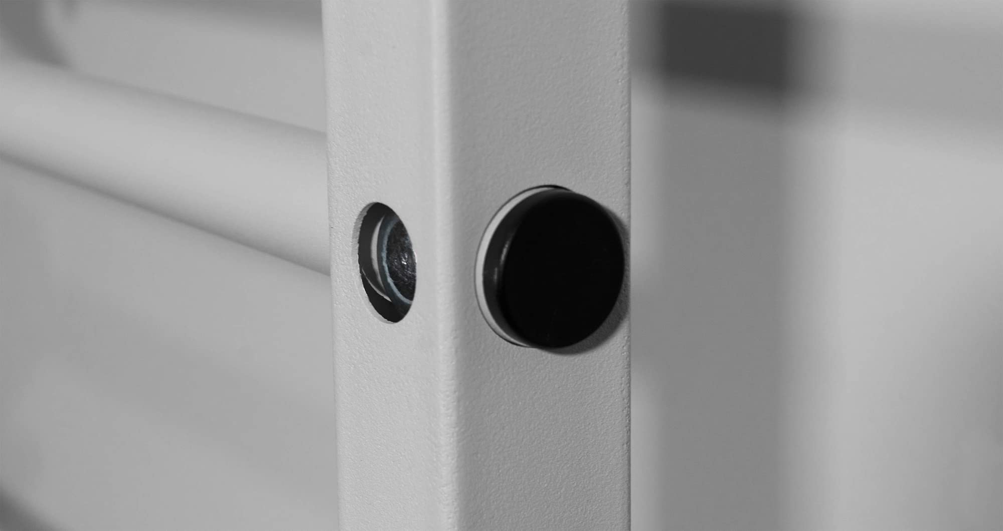 Potenza Spalliera Svedese in Acciaio con Barra per Trazioni – Scala da Ginnastica 230x81 cm per Casa e Palestra, Portata 250 kg, Home Gym Multifunzione
