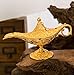 Produktbild VOANZO Magic Aladdin Früher, Retro Metall Märchen Aladdin Magic Genie Teekanne Öl Hause Tischdekoration (Gold)