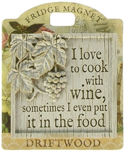 Driftwood Magnets-I Love To Cook With Wine… #TOP29