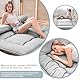MAXYOYO Klappmatratze Futon Matratze Bodenmatratze Gepolsterte Japanische Tatami Gesteppte Bett, Dicke Faltmatratze Schlafmatte Rollmatratze Bodenliege Gästematratze (Grau, 135x190 cm)