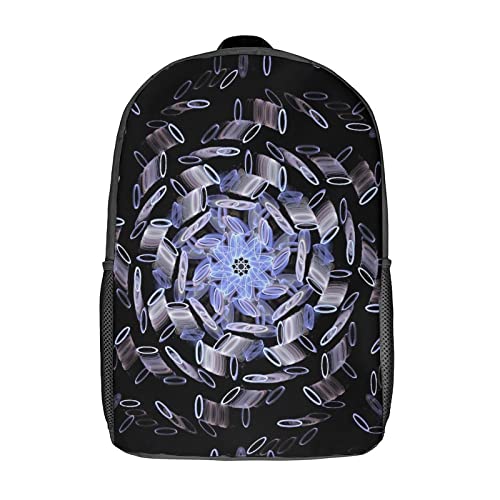 Sac à dos imprimé en 3D Fractal le cartable robuste contre le mal de dos