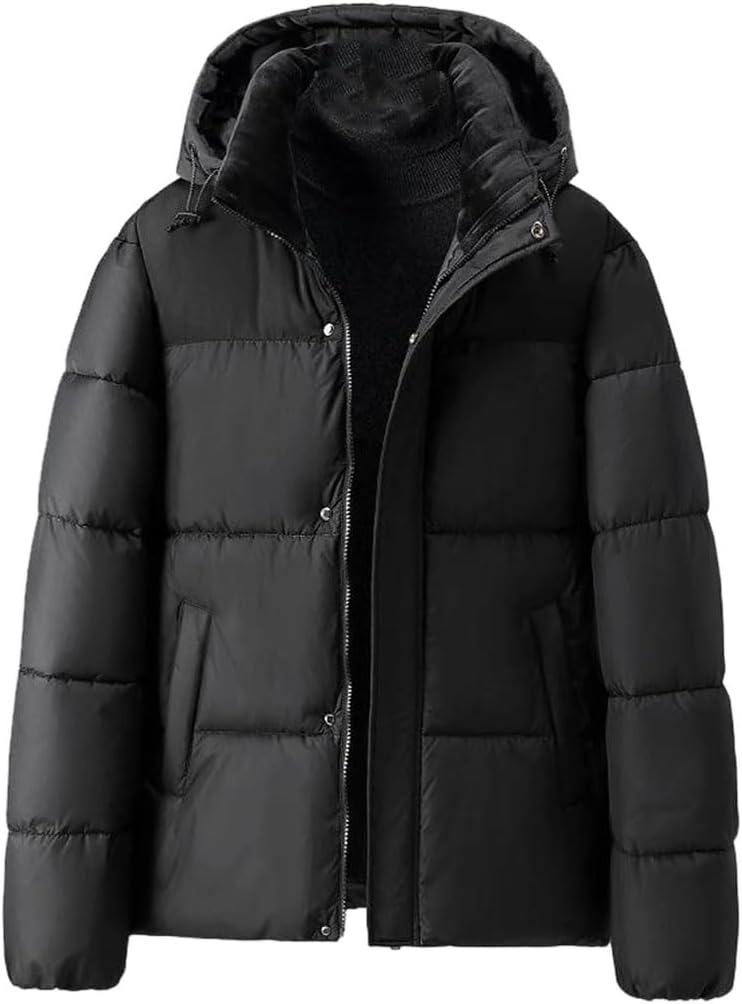 Sweejim Men's Winter Ski Suit Outdoor Thermal Ski Down Jacket Snowboarding Suit