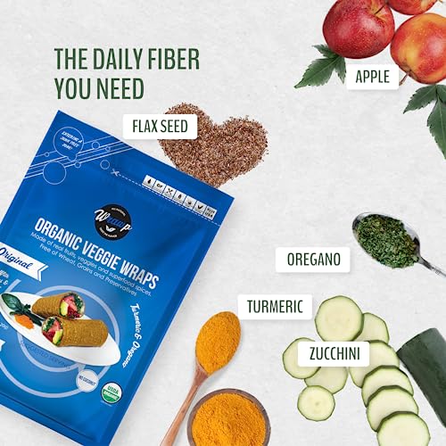 Raw Organic Original Veggie Wraps | Wheat-Free, Gluten Free, Paleo Wraps, Non-Gmo, Vegan Friendly Made In The Usa (2 Pack) #TOP1