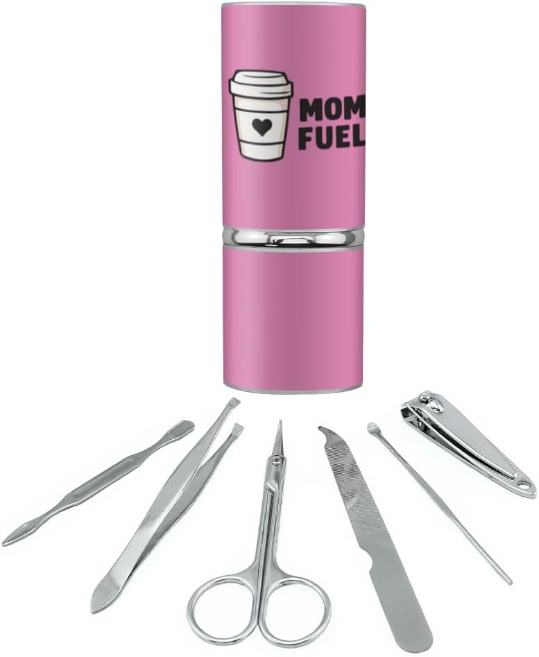 Mother's Day Mom Fuel Stainless Steel Manicure Pedicure Grooming Beauty
