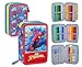 Produktbild Spiderman 41434 Federmäppchen, dreifach gefüllt, 44 Schulzubehör, 20 cm