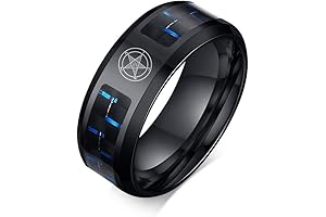Church of Satan Leviathan Cross Ring: Embrace the Darkness