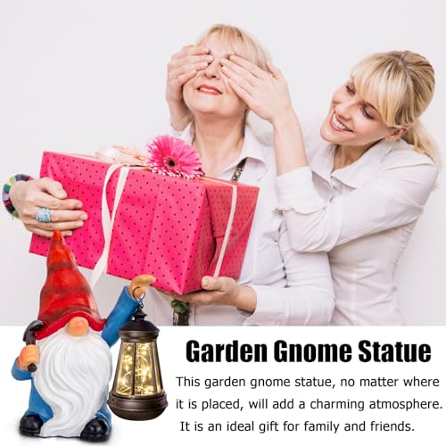Garden-Gnome-Statue-Solar-Light-Outdoor-Decorations-Figurine-with-Lantern-Led-Shovel-Sculpture-Lawn-Patio-Yard-Porch-Outside-Christmas-Housewarming-Gifts-for-Women-Mom-Grandma Garden Gnome Statue Solar Light Outdoor Decorations Figurine with Lantern Led Shovel Sculpture Lawn Patio Yard Porch Outside Christmas Housewarming Gifts for Women Mom Grandma
