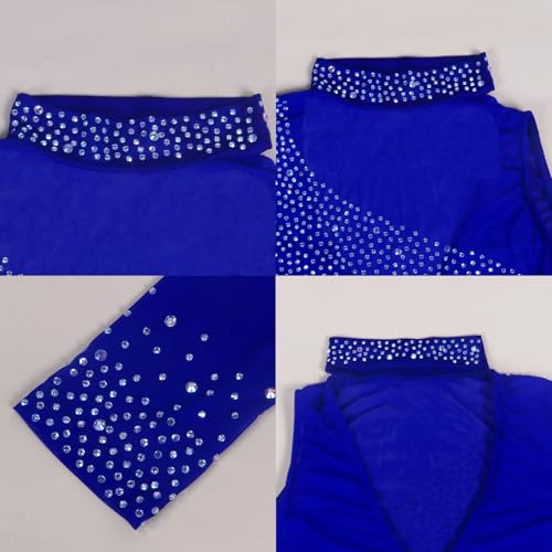 Image of Nagfar Women Rhinestone Sequin Birthday Party Sexy New Year Formal Dress