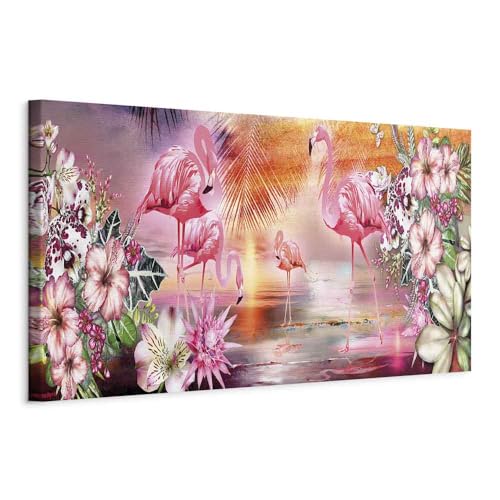 murando - Akustikbild Flamingos Bilder Akustikschaum Hochleistungsschallabsorber Schallschutz Leinwand 1 tlg Wandbild Raumakustik Schalldämmung Landschaft Hawaii Meer g-C-0051-b-b murando - Akustikbild Flamingos Bilder Akustikschaum Hochleistungsschallabsorber Schallschutz Leinwand 1 tlg Wandbild Raumakustik Schalldämmung Landschaft Hawaii Meer g-C-0051-b-b