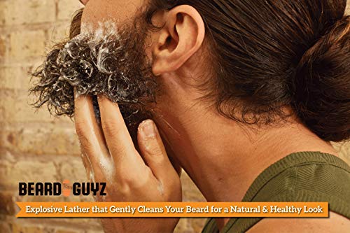 Beard Guyz Beard Wash – Daily Beard Cleanser & Shampoo – Gentle Facial Hair Wash with Argan Oil & Botanic Extracts – Refreshing Citrus Beard Cleanser for Men’s Grooming, 8 oz - Image 5