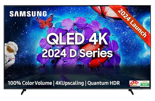 Image of Samsung 189 cm (75 inches) QE1D Series 4K QLED Smart TV QA75QE1DAUXXL (Black)