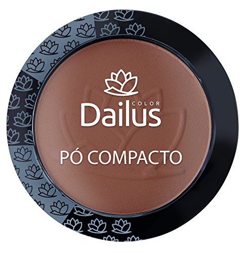Pó Compacto New 10, Marrom Claro, Dailus, Marrom Claro
