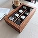 Handmade Wooden Watch Box for Men – 8-Slot Personalized Watch Storage Case with Acrylic Window Lid – Solid Wood Display Organizer for Luxury Timepieces