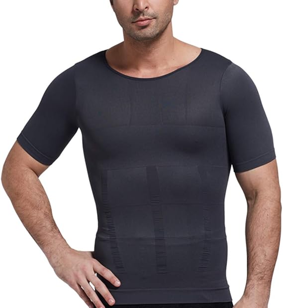 Amazon Iyunyi 加圧シャツ 着圧スポーツインナー メンズ 半袖 インナー 男性用機能性肌着 脂肪燃焼 コンプレッションウェア Tシャツ コンプレッショントップス 通販