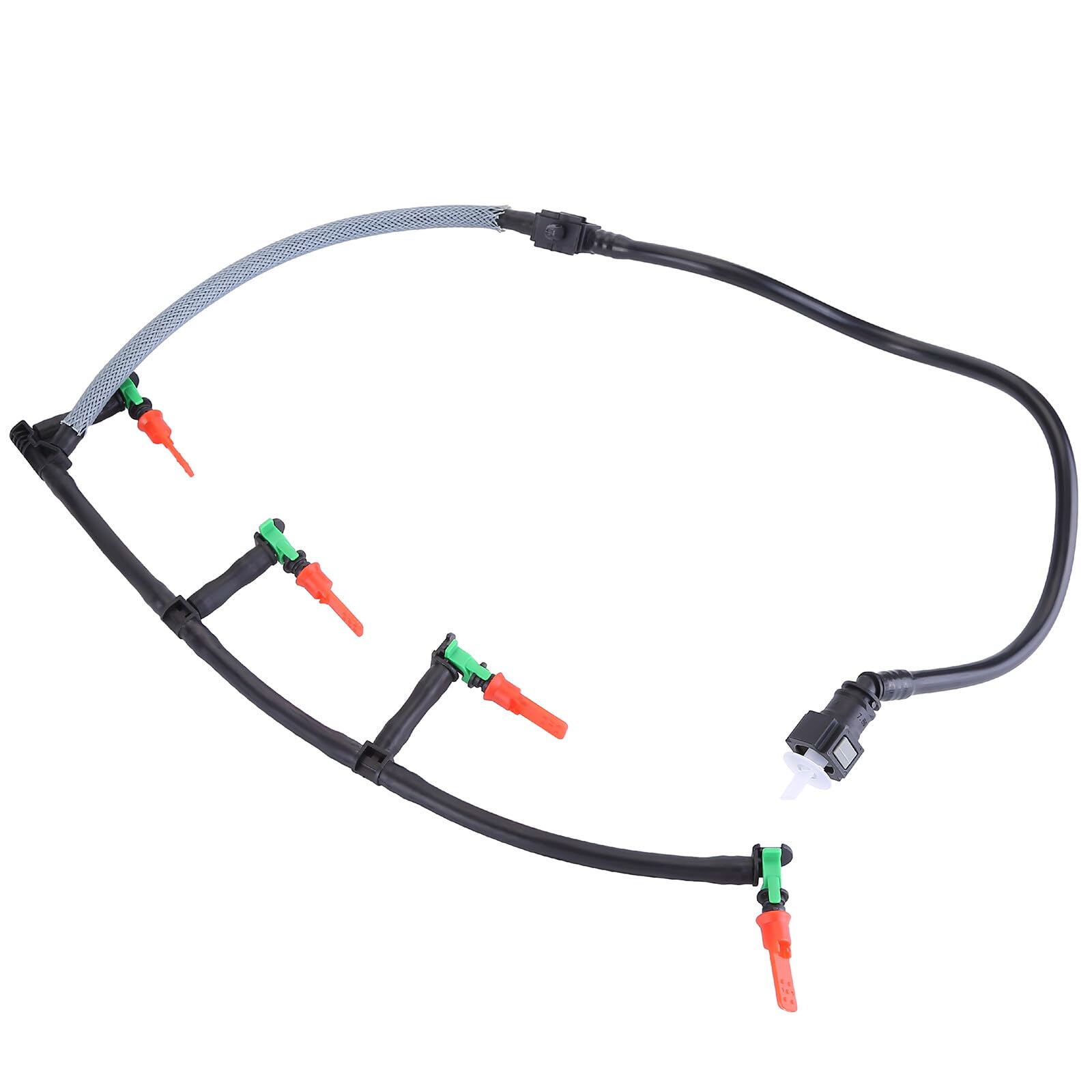 1756563 - Iniettore, tubo di ritorno, compatibile con Ford Ranger 2.2 TDCI, tubo di ritorno, olio di perdita, tubo del carburante 1746580, 1756563