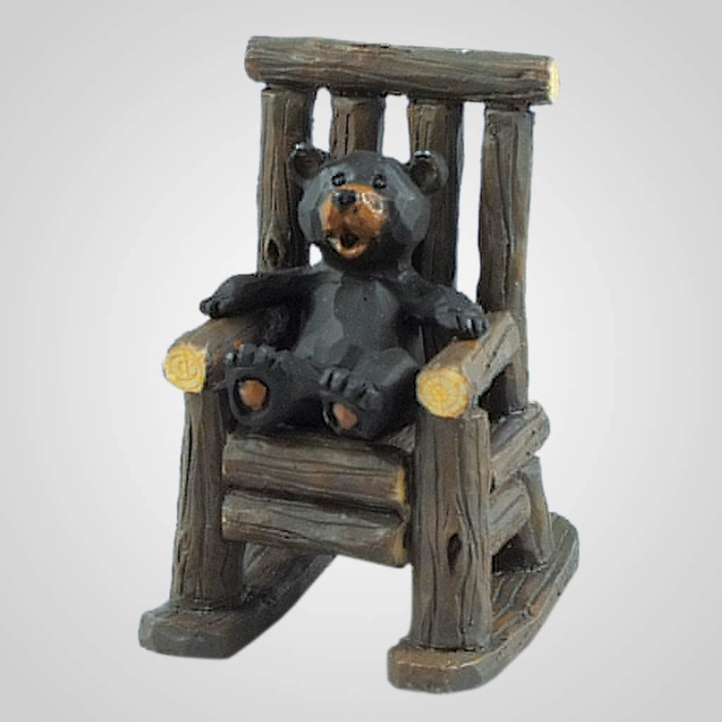 Lipco Papa Bear's Chair Figurine, 3.50-inch Height, Polyresin