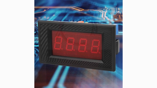 Image of 5135A 3 1 /2 Digit Red LED Digital Volt Voltmeter Panel Meter DC Voltmeter Voltage Meter(DC50V /DC100V /DC200V)