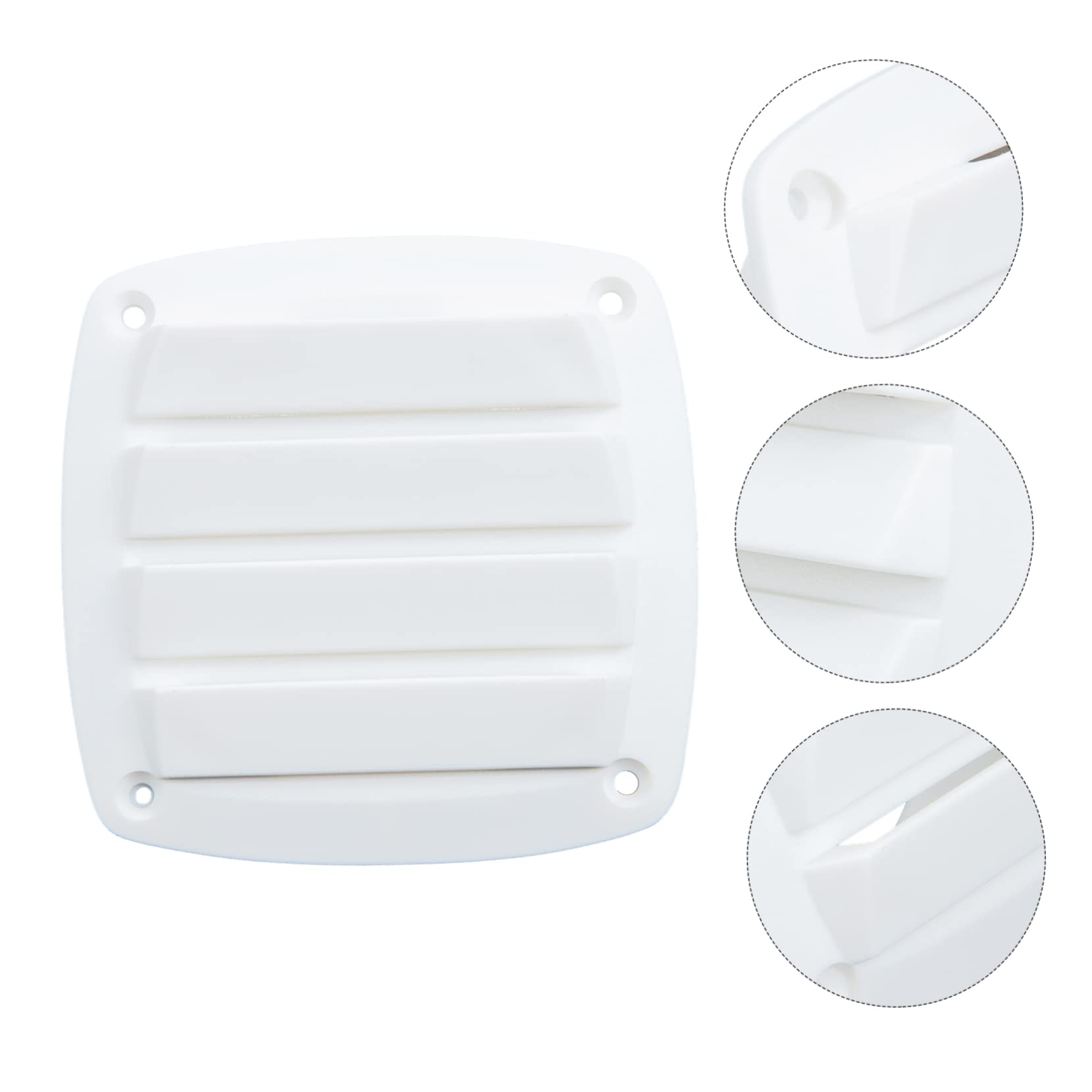 SUPVOX Exhaust Vent Cover for Boats Durable Louvered Air Grill Boat Ventilation Accessory Easy Installation for Heat Dissipation